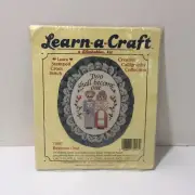 Become One Stamped Cross Stitch Embroidery Kit Dimensions 3" x 4"
