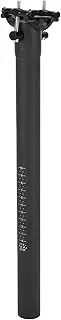 X AUTOHAUX Bike Seat Posts Ultra Light Bike Saddle Post Seat Tube Matte Black 1 Pc 31.8x450mm Carbon Fiber