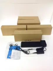 3 x NEW HP HSTNN-IX10 USB DP VGA Ultra Slim Docking Stations w/AC Adapter 65W