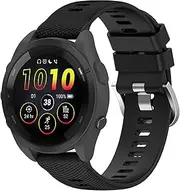 1 Pack Bands intended for Garmin Forerunner 165 Watch, 20MM Replacement Sport Colourful Strap for Forerunner 245/245 music/ 645/645 music Wristband Women Men