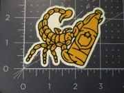 LONE STAR LIGHT Texas scorpion bottle STICKER decal craft beer brewery brewing