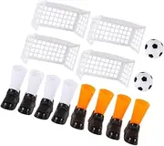 GLSTOY 1 Set Mini Table Football Game Interactive Fingertip Soccer for Fans Portable Desktop Fun for Parties Present for Soccer Lovers Compact Easy to Transport