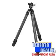 Leofoto SA-363CX+MG-40X Arca & Picatinny Clamp Outdoors Tripod with Ball Head