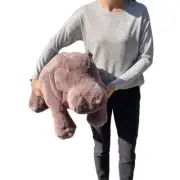 Hippo Extra Large Jumbo Stuffed Animal 25"/65cm soft plush toy Wild Republic NEW