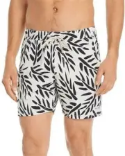 Banks Journal 258453 Men Leaf Print Board Shorts Leaf Print Size 38