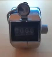 Hand Tally Counter with finger ring - 4-Digit Lap Counters Clicker Pitch