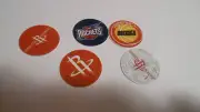 Pre Cut One Inch Bottle Cap Images! HOUSTON ROCKETS with Free Shipping