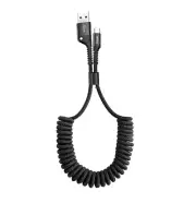 Baseus Fast Charging Type C Cable Spring Telescopic Car Phone Charger USB Cable