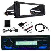 JVC Marine Bluetooth CD Radio + Install Kit, Steering Wheel Interface, Antenna