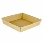Disposable Food Tray 2-120Pc Enviro Kraft Takeaway Fish Chip Tray Cardboard Box
