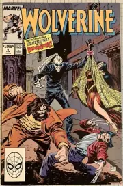 Wolverine #4 High Grade NM 1st Appearance Roughouse and Bloodsport 1989 Marvel