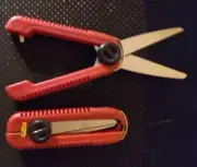 12 Pairs Unusual Folding Scissors Shears Retractable NIB For Emergencies