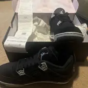 Jordan 4 Retro SE Black Canvas DH7138-006 Size 10.5 Brand New Authentic