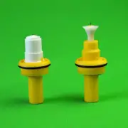 2Pcs Electrostatic Powder Coating Round and Flat Nozzle for Wagner Spray Gun New