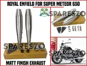 Royal Enfield EXHAUST MATT FINISH For SUPER METEOR 650 (for: Royal Enfield)
