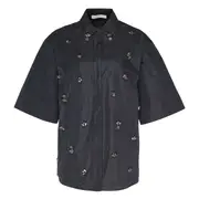[Club21 Collection] Sheen Parachute Poly Overshirt