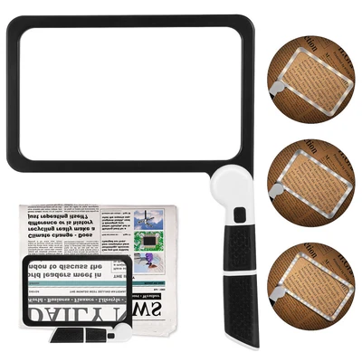 Repair Explore Magnifier Handheld Reading Magnifying Glass Work Elder
