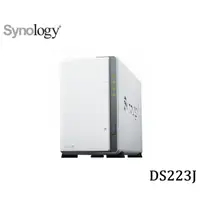 在飛比找PChome商店街優惠-【新品上市】Synology 群暉 DS223J 2Bay 