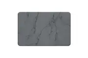New Oriental Hard Diatomite Bath Mat (Marble Print) 60x39CM Quick Absorption Anti-Bacterial - Dark Grey