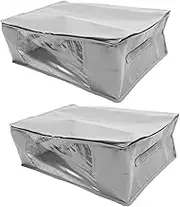 Gatuida Organizer Bins Pcs Quilt Storage Bag Closet Clothes Storage Large Size Window Foldable Nonwoven Fabric