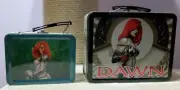 PAIR Joseph Michael Linsner DAWN lunchboxes. MINT vintage. 2001. Diamond Select