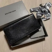 在飛比找PopChill優惠-[二手] BALENCIAGA 巴黎世家 小羊皮長夾