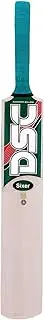 DSC Sixer Kashmir Willow Cricket Bat ( Size: Short Handle, Ball_ type : Leather Ball, Playing Style : All-Round )