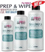 Prep And Wipe Nail Gel Polish Cleanser Cleaner UV LED Manicure FAST DELIVERY "UK