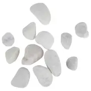 Yard Master Lincoln 5kg Matte White Stones Garden/Lawn Outdoor Pebbles/Rocks