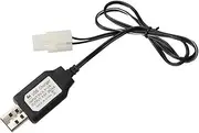 Buwei Charging Cable Battery USB Charger Ni-Cd Ni-MH Batteries Pack KET-2P Plug Adapter 9.6V 250mA Output Car