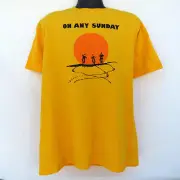 new ON ANY SUNDAY MOVIE POSTER T-SHIRT STEVE McQUEEN FILM MOTORCYCLE MOTOCROSS