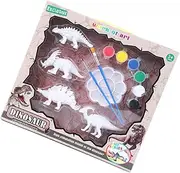 NAMOARLY 1Set Creative Dinosaur Painting Kit for Unfinished DIY Craft Models Safe Materials Fun Art Supplies for Explore Imagination Creativity