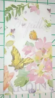 Two Decorative Hostess Napkins for Decoupage "Growing Flowers"