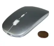 *NEW* Mouse 2.4GHz Wireless Cordless Optical USB Receiver for PC Slim SILVER