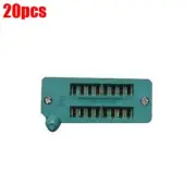 20Pcs 16 Pin Ic Test Socket Gold Plated Universal Zif Dip Tester New Ic New mk
