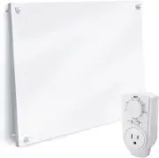 Wall Mount Space Heater Panel - with Thermostat - 250 Watt Splashproof Convectio