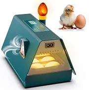 Incubators for Hatching Eggs - Ideal All Ages | Egg Incubator with Automatic Egg Turning and Humidity Control - Integrated Egg Candler - 10 Eggs