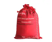 C275 Christmas Red Envelope Packaging Bag Santa Gift Bag Holiday Drawstring Drawstring Candy Bag for Party Favors Gifts and Candy