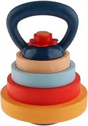Generic Children's Fitness Kettlebell And Dumbbell Playset for Home Use, style A
