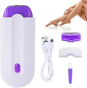 Pain Free Aussies Silky Smooth Hair Eraser – Painless Hair Removal Tool for Women, Rechargeable Epilator with Light Technology, Instant and Effortless Smooth Touch for Any Body Part