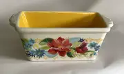 The Pioneer Woman Spring Bouquet Mini Loaf Stoneware Pan