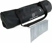 Sky High Bull's-Eye GCP Carrying Bag with 40 Metal Stakes | Easily store, transport and anchor your GCPs