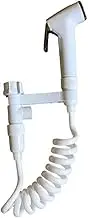 APTPKGDFDK Toilet Bidet Nozzle Extendable Shower Hose Bathroom Bidets Sprayer Nozzle Toilet Cleaning Faucet Bidet Spray Hose Set Sleeve Socket