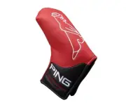 PING Golf Putter Head Cover Mr.Ping HC-U2302 Red Black Magnet Closure