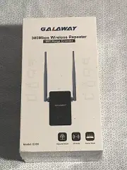 GALAWAY 300 Mbps WIRELESS REPEATER- WIFI RANGE EXTENDER- NEW Factory Sealed