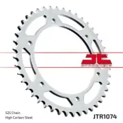 JT Sprockets Rear Steel Sprocket 44-525 For Hyosung GT650S Comet 2009