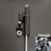 CNC Motorcycle Steering Damper Stabilizer Safe Control Universal Black Damper