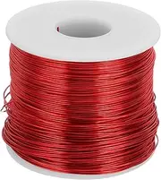 uxcell 20 Gauge Anodized Aluminum Craft Wire Bendable Bonsai Training Wire 771 Feet 0.8mm for Sculpting Crafts Wreath Floral Beading Jewelry Making, Red