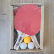 Rare IKEA EKORRE Table Tennis / Ping Pong Set 2 Bats 3 Balls & Net BNIB