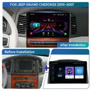 Android Multimedia Play CarPlay GPS Navi HeadUnit For 05-07 Grand Cherokee Radio